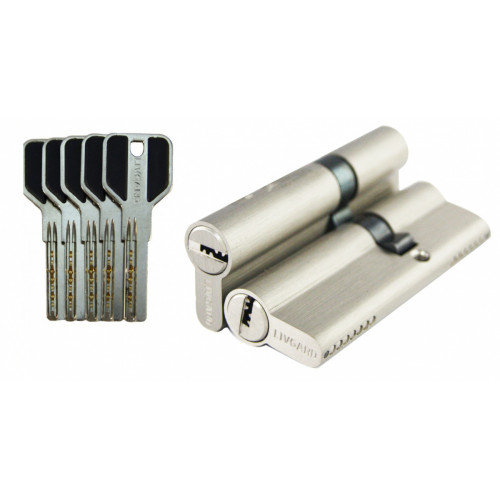 Цилиндр Livgard 90 (35-55мм) ключ-ключ, хром Цилиндр Livgard 90 (35-55мм) ключ-ключ, хром