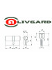 Цилиндр Livgard 90 (35-55мм) ключ-ключ, хром Цилиндр Livgard 90 (35-55мм) ключ-ключ, хром
