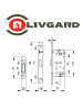 Защелка магнитная под фиксатор LIVGARD L95M-I , SN Матовый никель Защелка магнитная под фиксатор LIVGARD L95M-I , SN Матовый никель