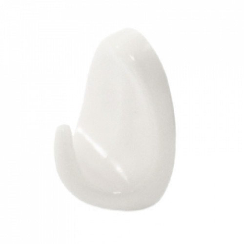 Крючок-вешалка пластиковый, белый