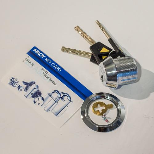 Abloy CY 402 D chrome / цилиндр односторонний для замка EL410/411 Abloy CY 402 D chrome / цилиндр односторонний для замка EL410/411