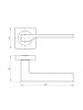 Ручка Ajax раздельная K.JK51.SPLINE (SPLINE JK) CP-8 хром Ручка Ajax раздельная K.JK51.SPLINE (SPLINE JK) CP-8 хром