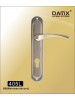 Ручкa на планке DAMX 405L Матовая латунь / Полированная латунь (SB/PB)