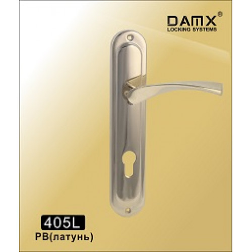 Ручкa на планке DAMX 405LПолированная латунь (PB) Ручкa на планке DAMX 405LПолированная латунь (PB)