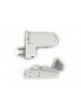 Петля дверная DOOR LINE 80кг белая Н-21