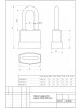 Замок навесной Apecs PDR-50-70-L Замок навесной Apecs PDR-50-70-L